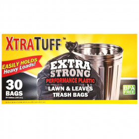 XTRA TUFF LAWN LEAF BAGS 39GAL 30CT 6/CS-30160